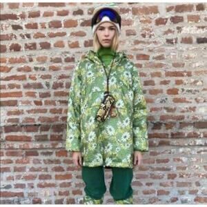 Zara Floral Water Resistant Oversized Pullover